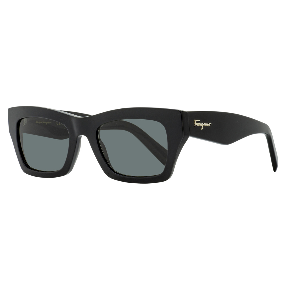 Ferragamo Bold Rectangular Sunglasses SF996S 001 Black 51mm